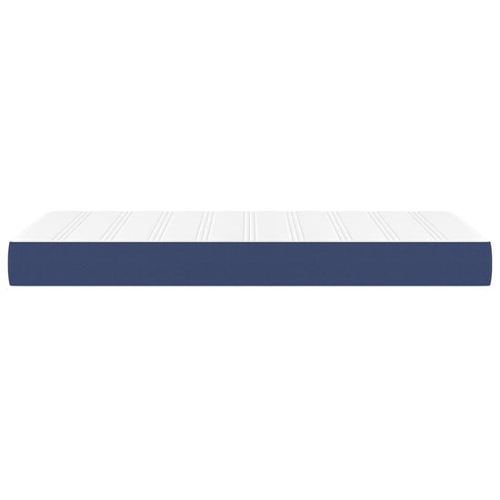 Pocketveringmatras 100x200x20 cm stof blauw MeubelReus