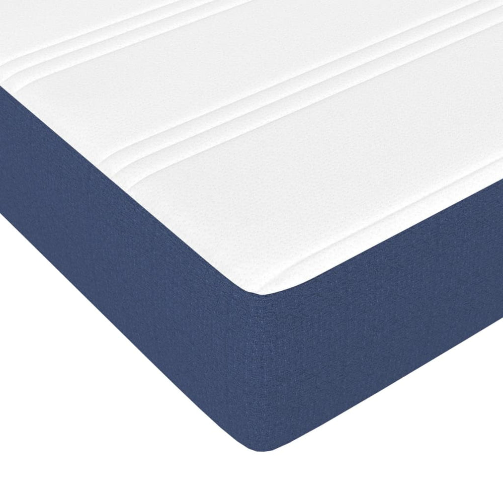 Pocketveringmatras 100x200x20 cm stof blauw MeubelReus