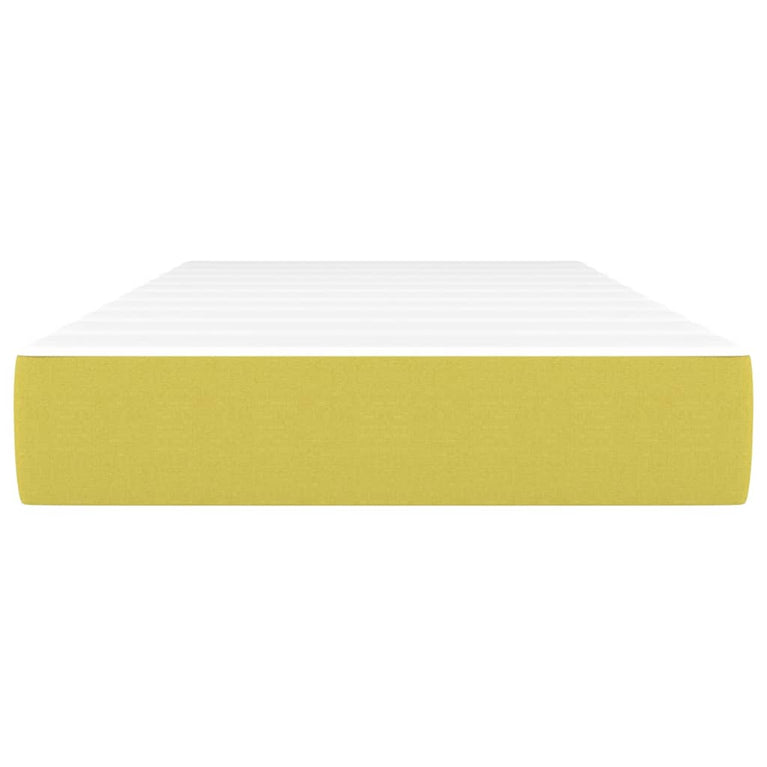 Pocketveringmatras 100x200x20 cm stof groen