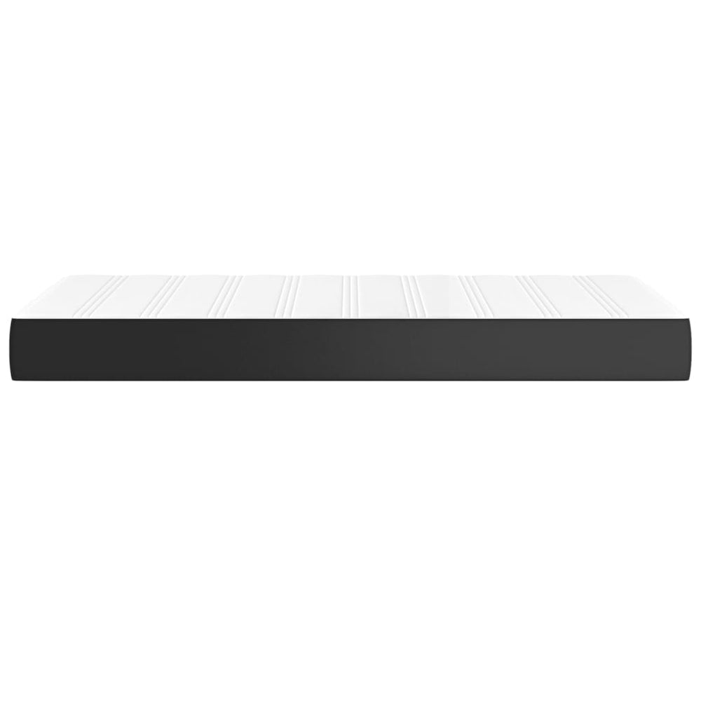 Pocketveringmatras 100x200x20 cm kunstleer zwart MeubelReus