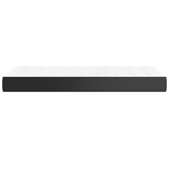 Pocketveringmatras 100x200x20 cm kunstleer zwart MeubelReus