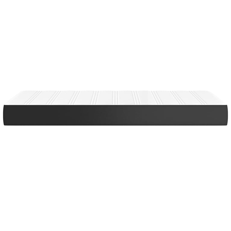 Pocketveringmatras 100x200x20 cm kunstleer zwart MeubelReus