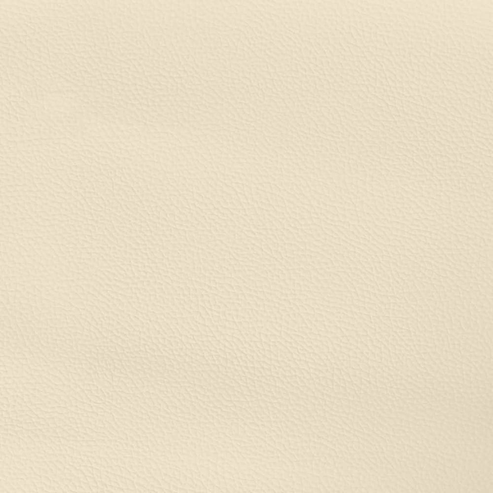 Pocketveringmatras 100x200x20 cm kunstleer crèmekleurig MeubelReus