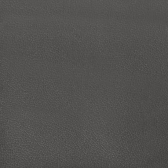 Pocketveringmatras 100x200x20 cm kunstleer grijs MeubelReus