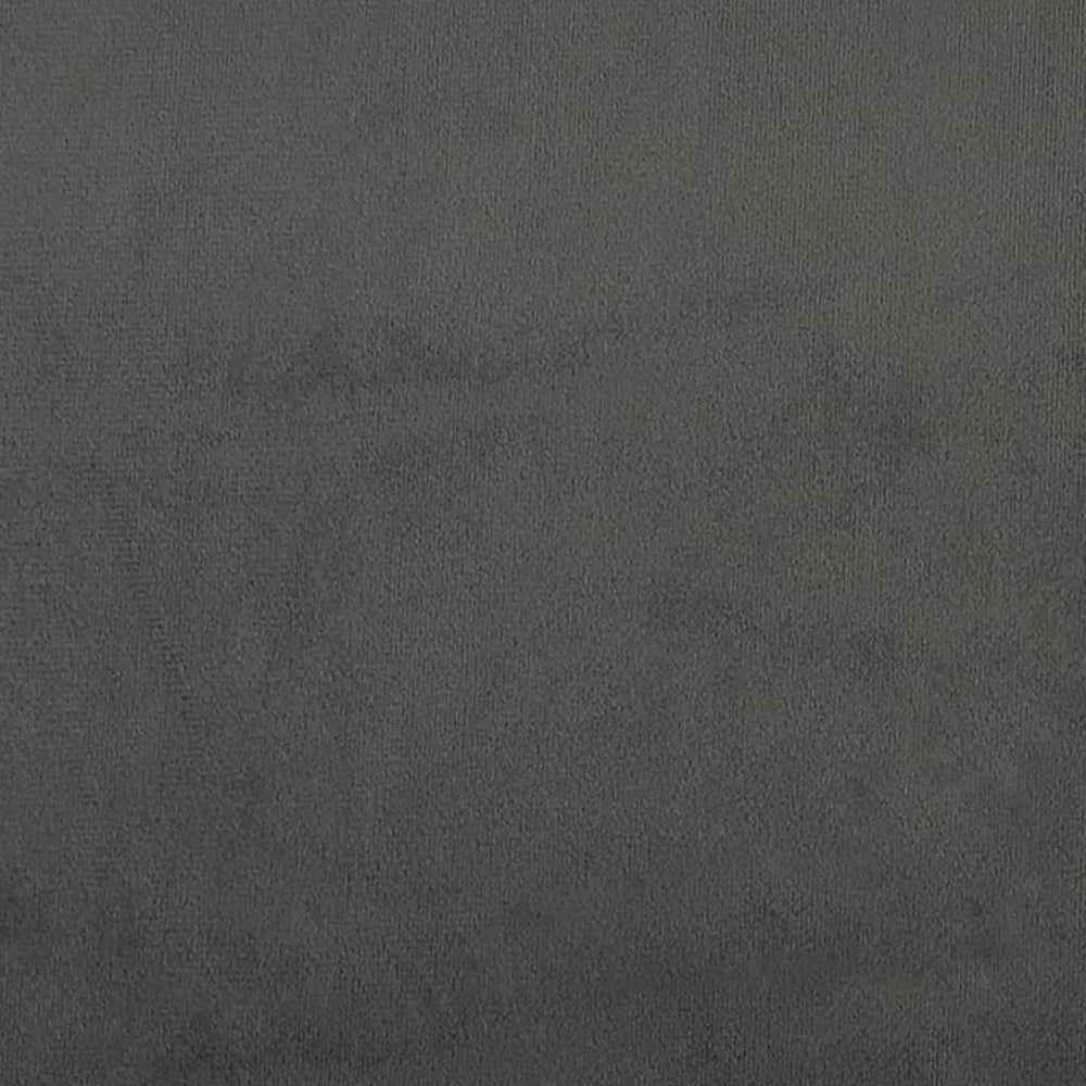 Pocketveringmatras 100x200x20 cm fluweel donkergrijs MeubelReus