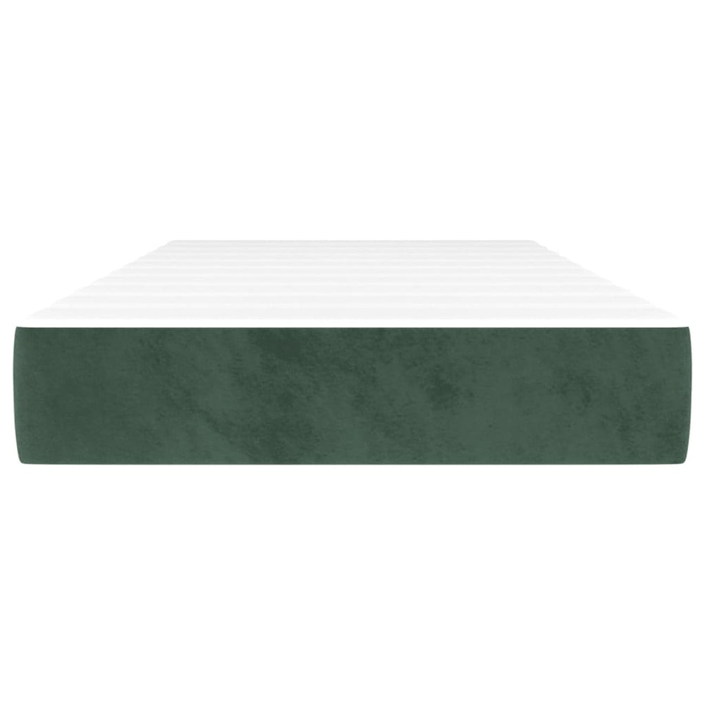 Pocketveringmatras 100x200x20 cm fluweel donkergroen MeubelReus