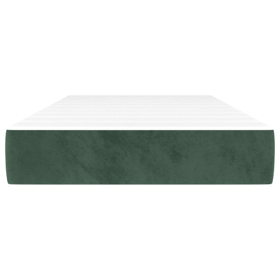 Pocketveringmatras 100x200x20 cm fluweel donkergroen MeubelReus