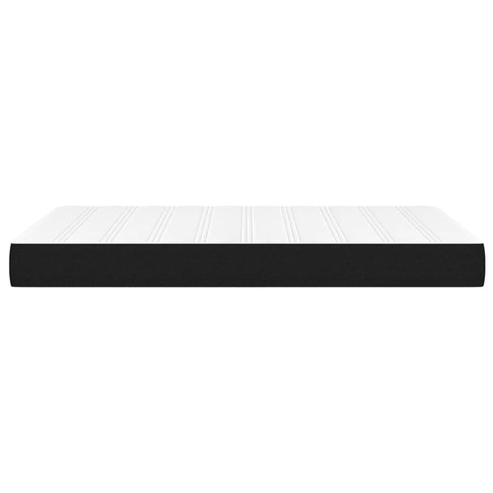 Pocketveringmatras 120x200x20 cm stof zwart MeubelReus