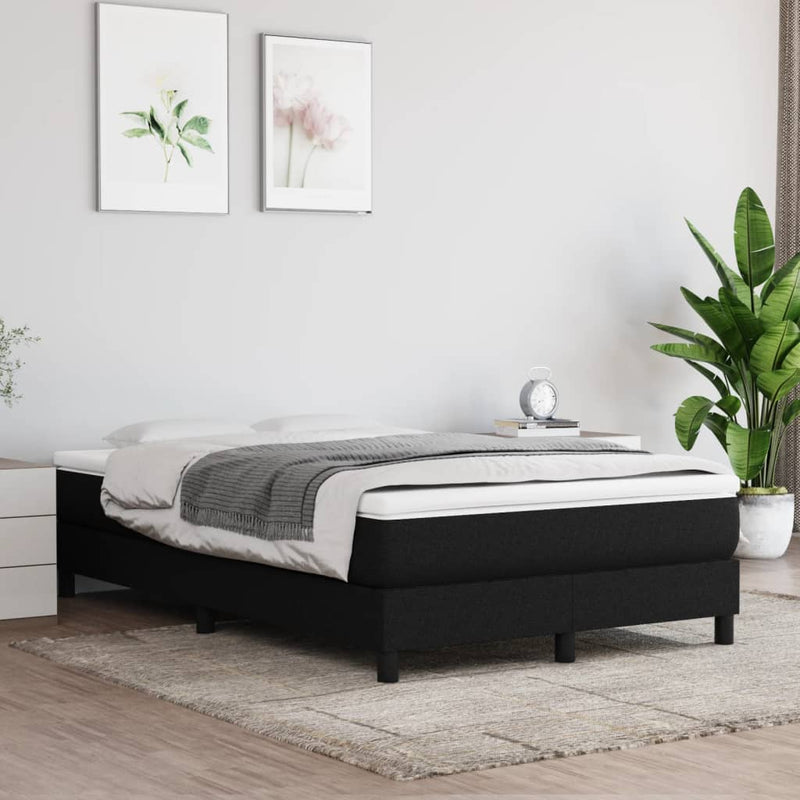 Pocketveringmatras 120x200x20 cm stof zwart MeubelReus