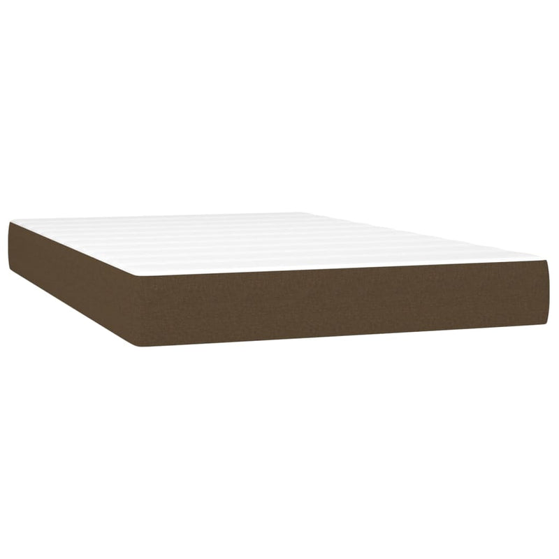 Pocketveringmatras 120x200x20 cm stof donkerbruin MeubelReus