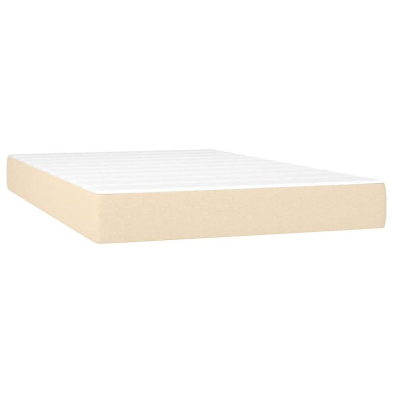 Pocketveringmatras 120x200x20 cm stof crèmekleurig MeubelReus