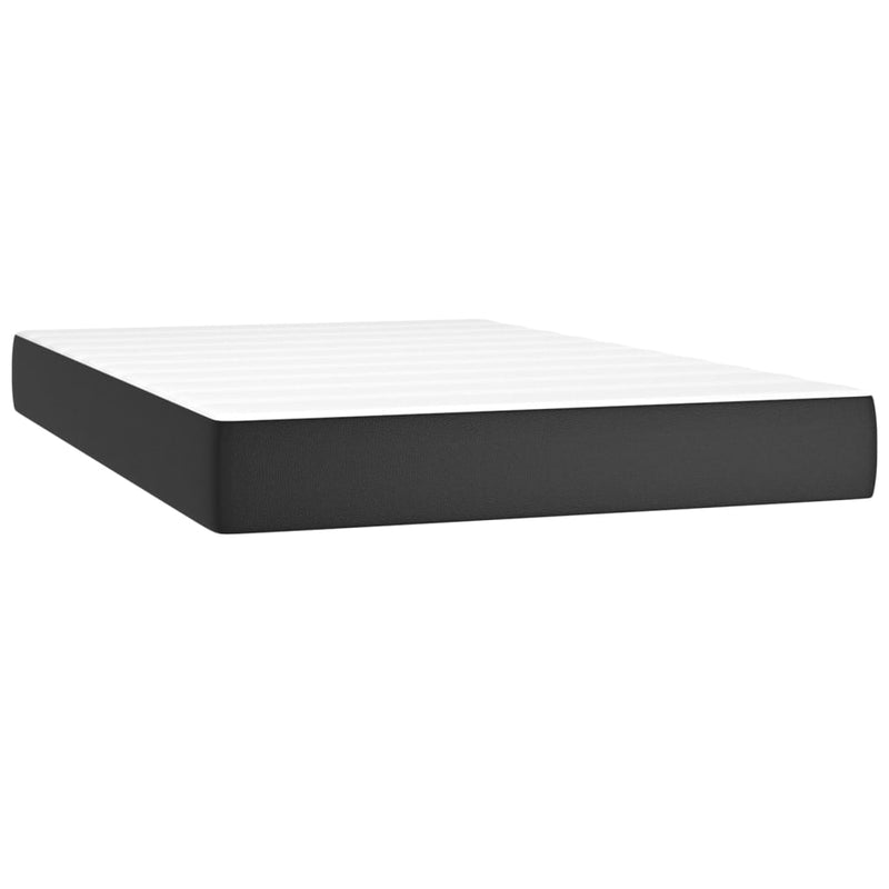 Pocketveringmatras 120x200x20 cm kunstleer zwart MeubelReus