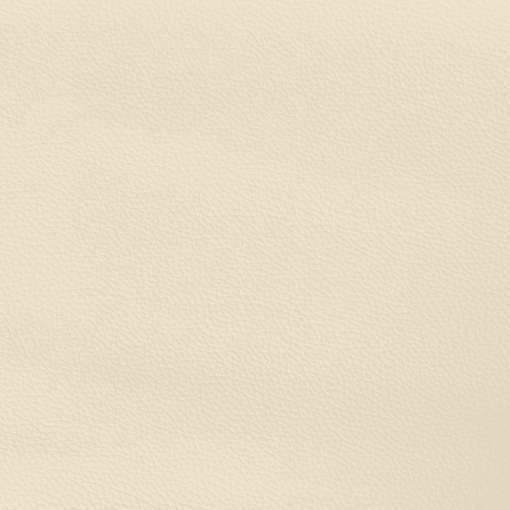 Pocketveringmatras 120x200x20 cm kunstleer crèmekleurig MeubelReus