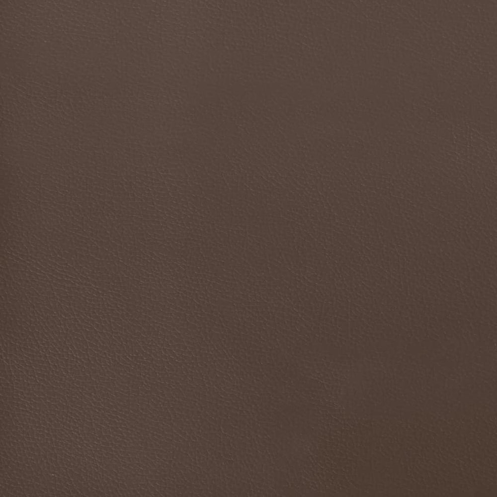 Pocketveringmatras 120x200x20 cm kunstleer bruin MeubelReus