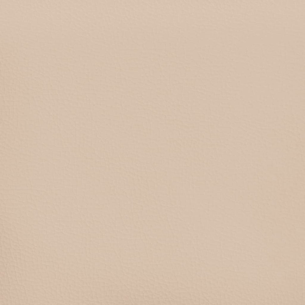 Pocketveringmatras 120x200x20 cm kunstleer cappuccinokleurig MeubelReus
