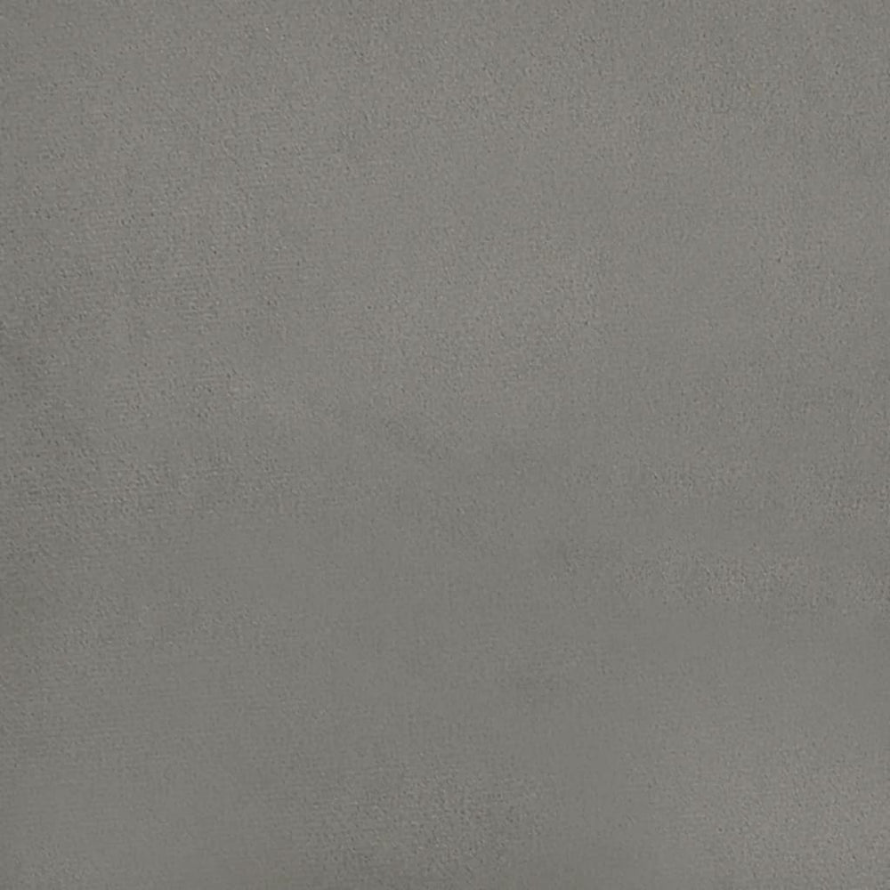 Pocketveringmatras 120x200x20 cm fluweel lichtgrijs MeubelReus