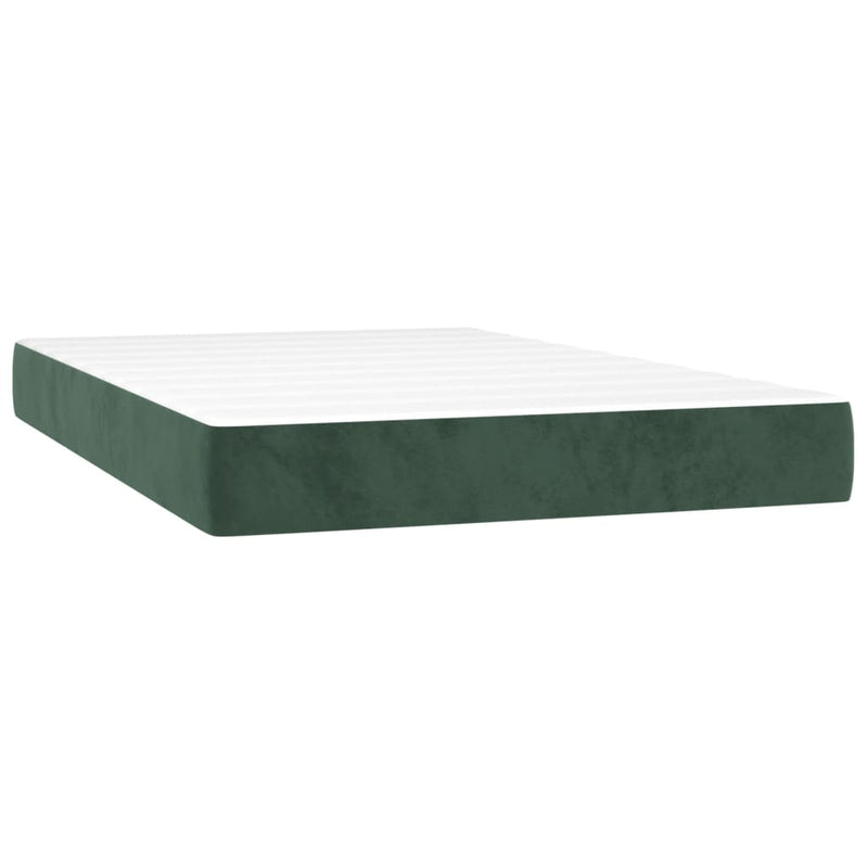 Pocketveringmatras 120x200x20 cm fluweel donkergroen MeubelReus