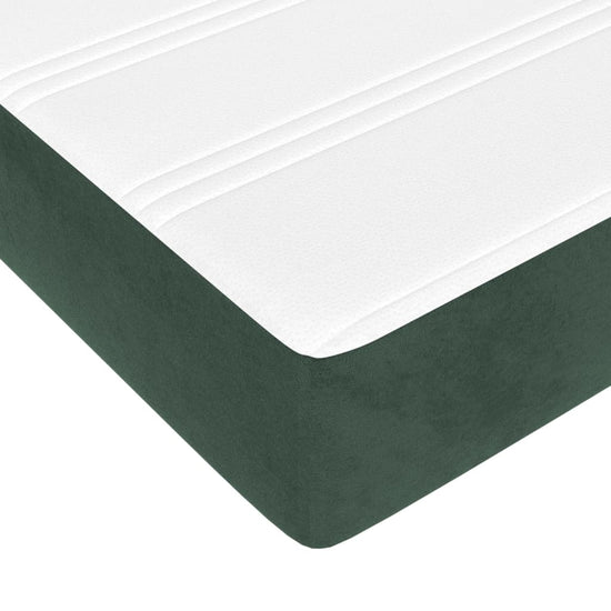 Pocketveringmatras 120x200x20 cm fluweel donkergroen MeubelReus