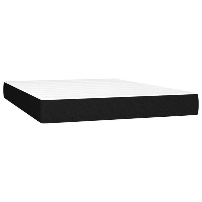 Pocketveringmatras 140x190x20 cm stof zwart MeubelReus
