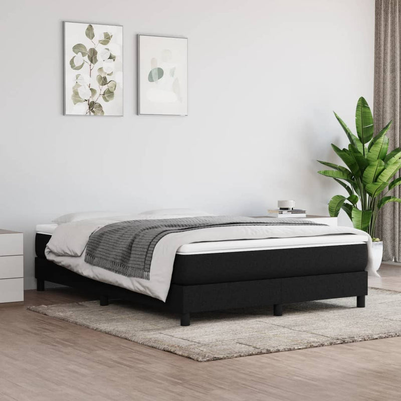 Pocketveringmatras 140x190x20 cm stof zwart MeubelReus