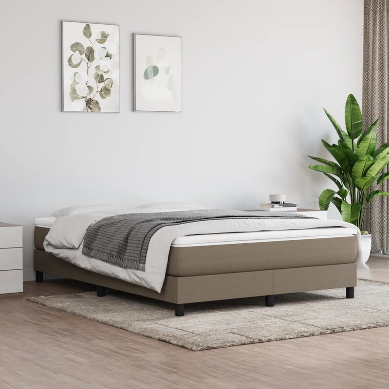 Pocketveringmatras 140x190x20 cm stof taupe MeubelReus