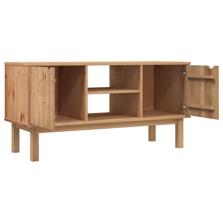 Tv-meubel OTTA 113,5x43x57 cm massief grenenhout MeubelReus