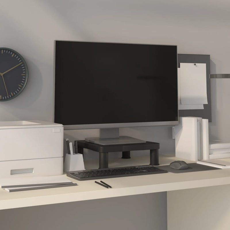 Monitorstandaard 33,5x34x10,5 cm zwart MeubelReus