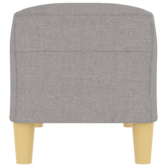 Bankje 100x35x41 cm stof lichtgrijs MeubelReus