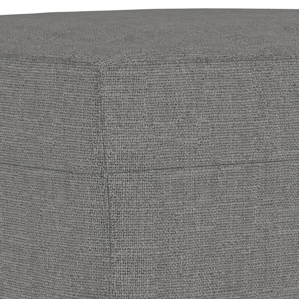 Bankje 100x35x41 cm stof donkergrijs MeubelReus