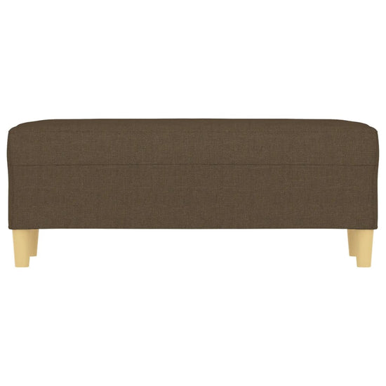 Bankje 100x35x41 cm stof bruin MeubelReus