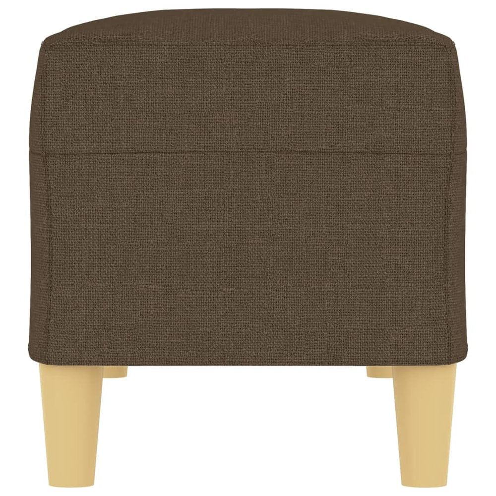 Bankje 100x35x41 cm stof bruin MeubelReus