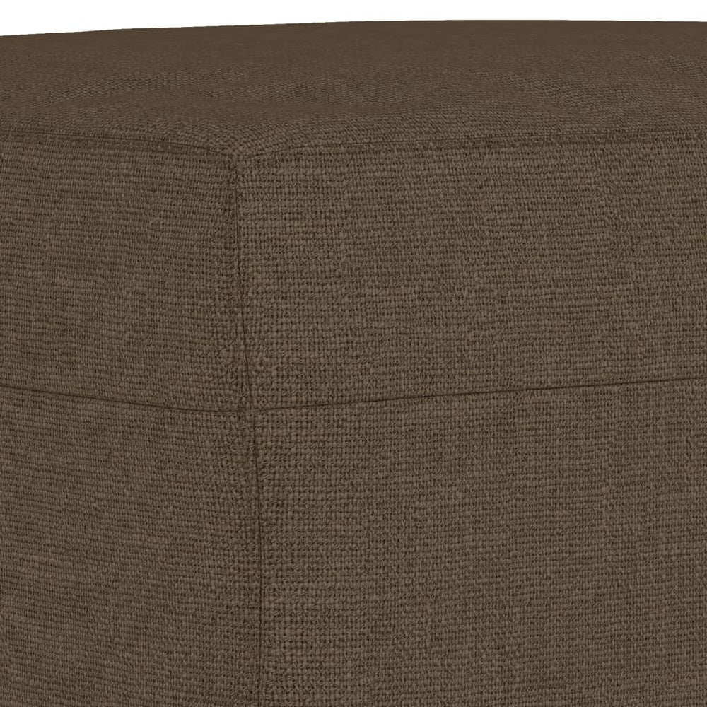 Bankje 100x35x41 cm stof bruin MeubelReus