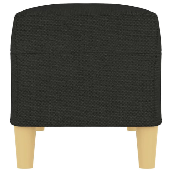 Bankje 100x35x41 cm stof zwart MeubelReus