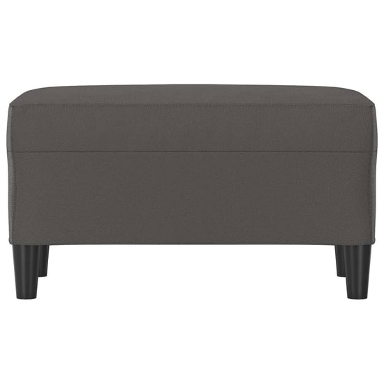Bankje 70x35x41 cm kunstleer grijs MeubelReus