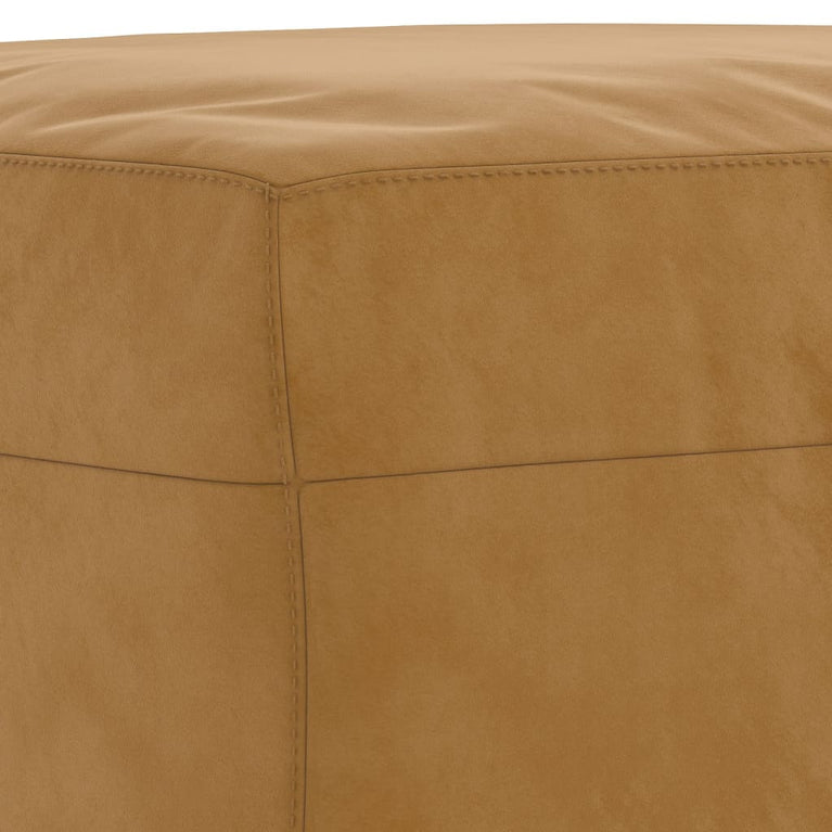 Bankje 70x35x41 cm fluweel bruin MeubelReus