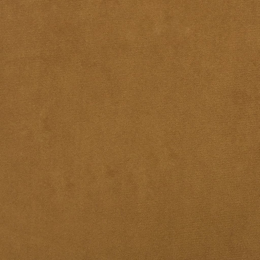 Bankje 70x35x41 cm fluweel bruin MeubelReus