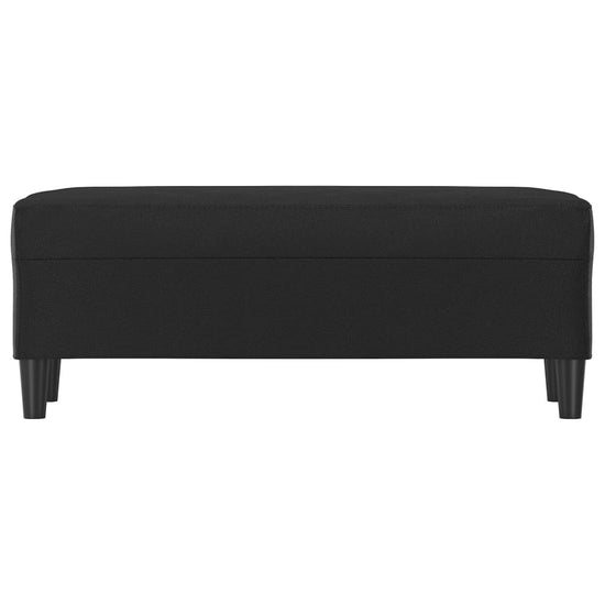 Bankje 100x35x41 cm kunstleer zwart MeubelReus