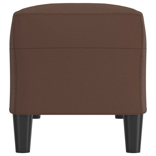 Bankje 100x35x41 cm kunstleer bruin MeubelReus