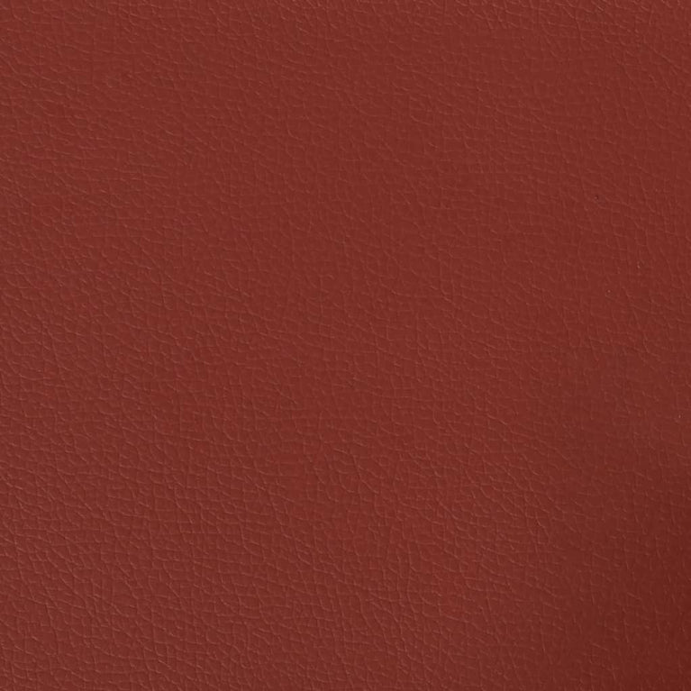 Bankje 100x35x41 cm kunstleer wijnrood MeubelReus