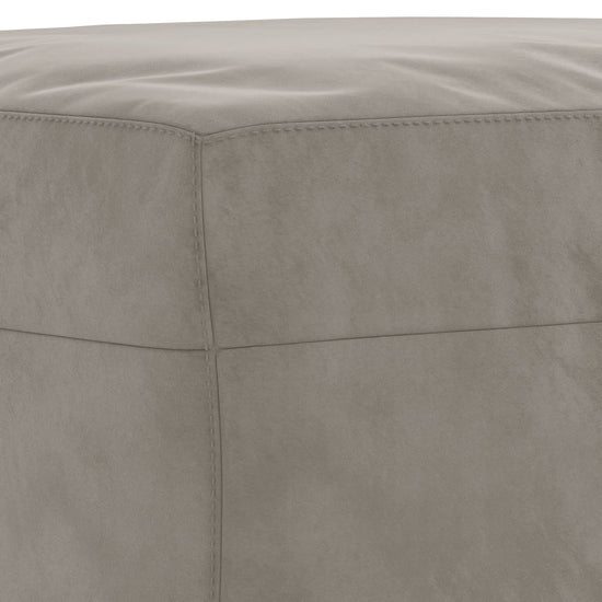 Bankje 100x35x41 cm fluweel lichtgrijs MeubelReus