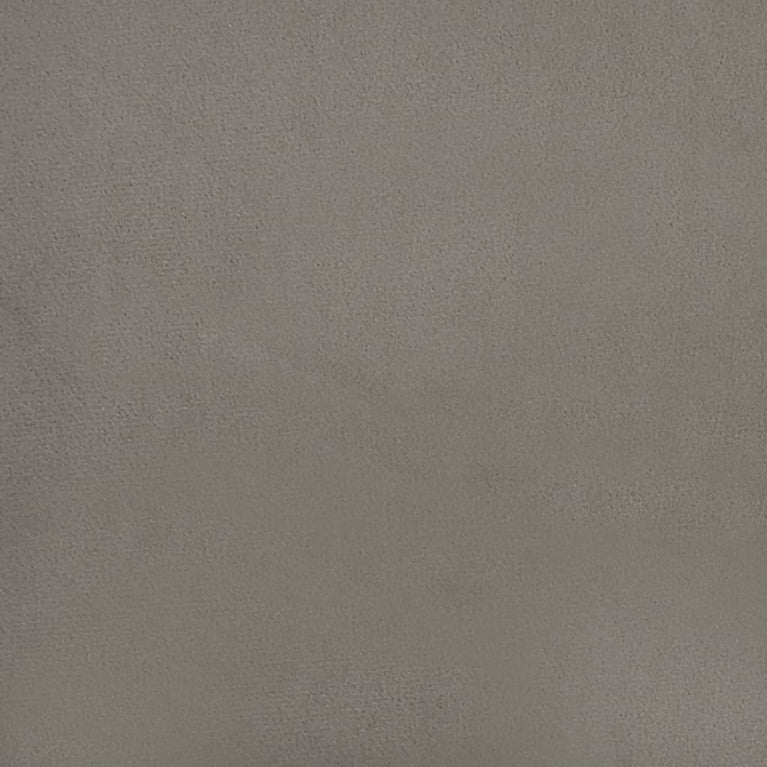 Bankje 100x35x41 cm fluweel lichtgrijs MeubelReus