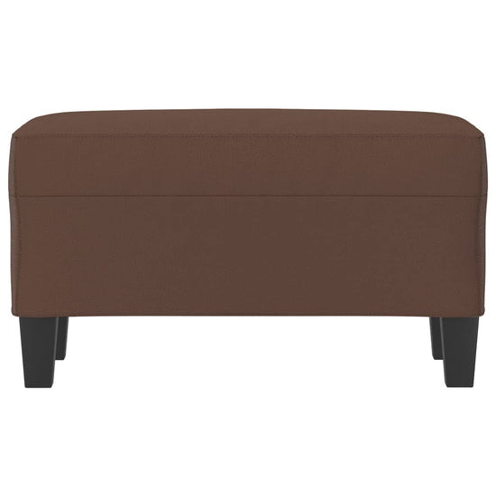 Bankje 70x35x41 cm kunstleer bruin MeubelReus