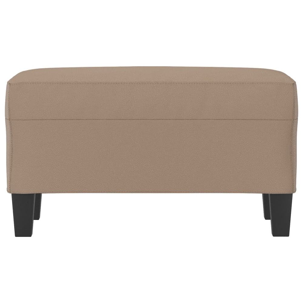 Bankje 70x35x41 cm kunstleer cappuccinokleurig MeubelReus