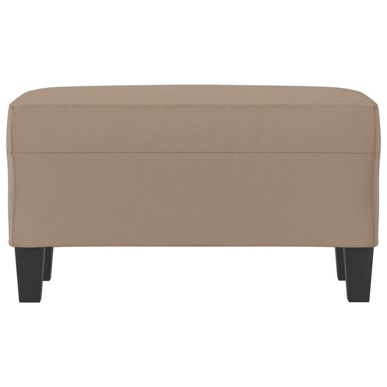 Bankje 70x35x41 cm kunstleer cappuccinokleurig MeubelReus