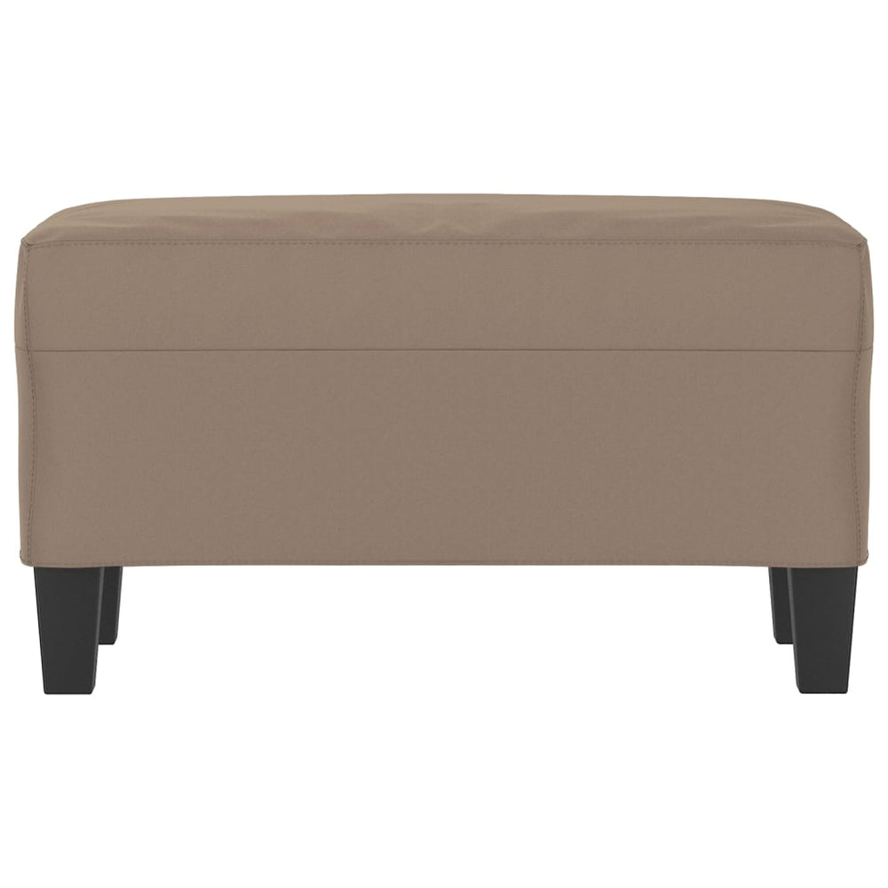 Bankje 70x35x41 cm microvezelstof taupe MeubelReus