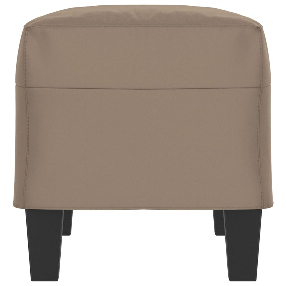 Bankje 70x35x41 cm microvezelstof taupe MeubelReus
