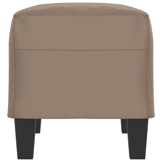 Bankje 70x35x41 cm microvezelstof taupe MeubelReus