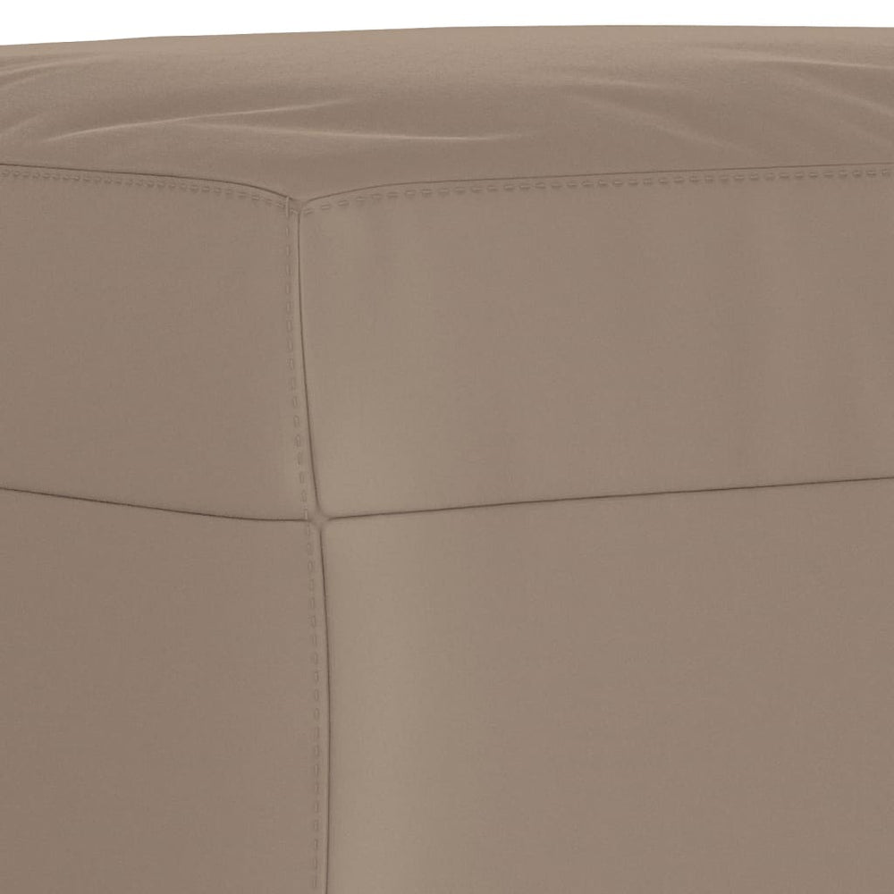 Bankje 70x35x41 cm microvezelstof taupe MeubelReus