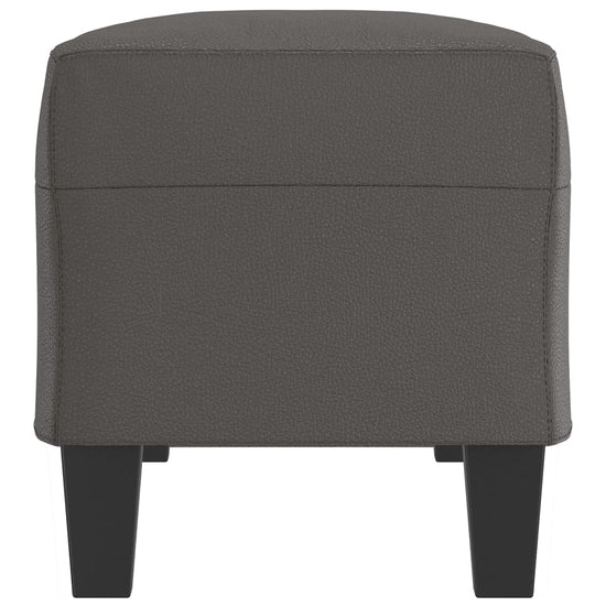 Bankje 100x35x41 cm kunstleer grijs MeubelReus