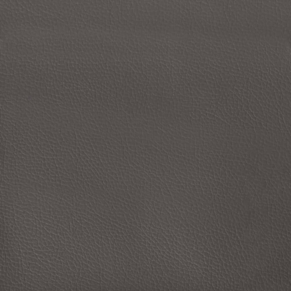 Bankje 100x35x41 cm kunstleer grijs MeubelReus